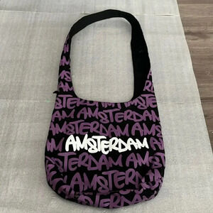 Robin Ruth Purple ‘Amsterdam’ Norderney Shoulder Hobo Bag Neon